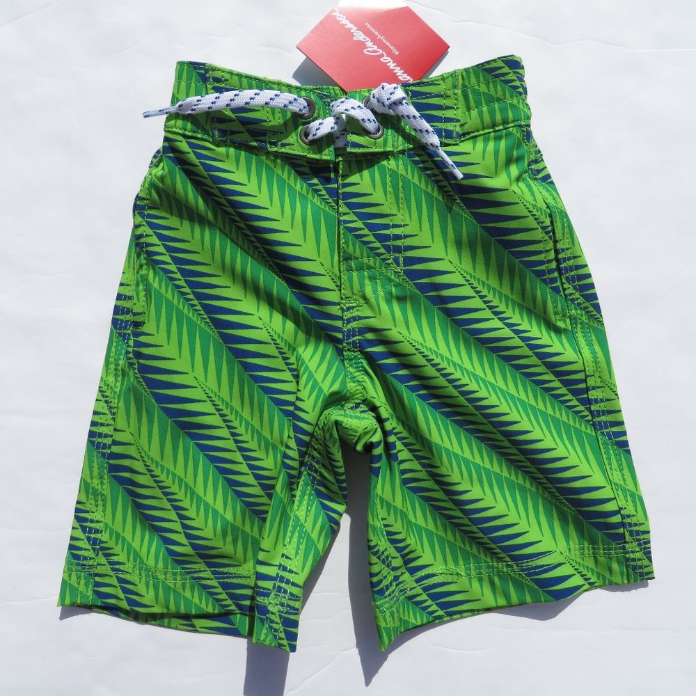 Hanna Andersson 80 Board Shorts Swim Trunks NEW 24